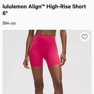 Lululemon Align High-Rise Biker Short